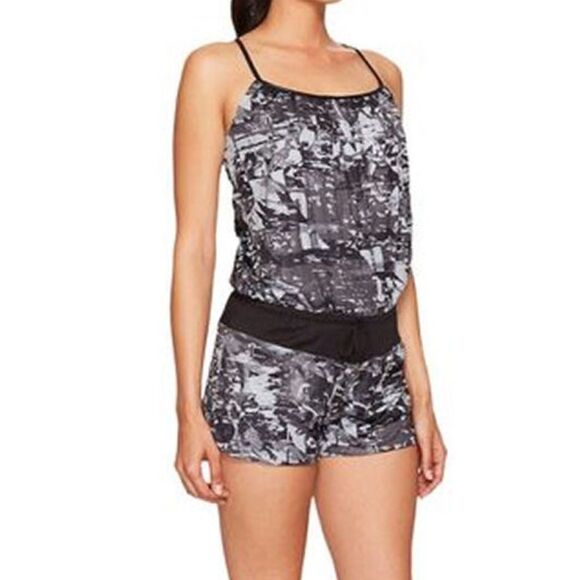 The North Face Runagade FlashDry Romper Reflective Print Zip Pocket small - Picture 5 of 13